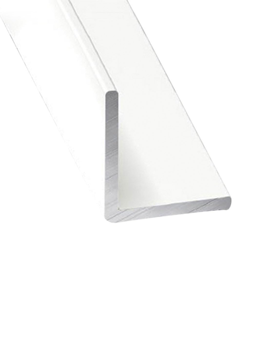 JARDIN202 - Perfil de Aluminio Blanco Angular - x3 unds - 2'10m | 40 mm -