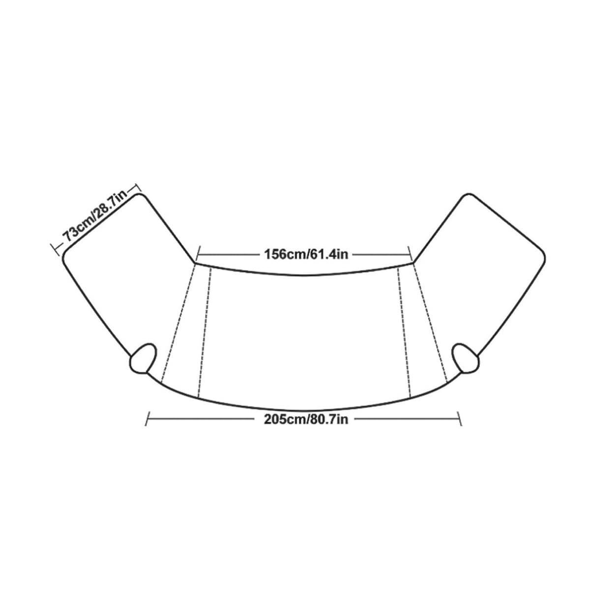 Couverture de Pare-Brise de Camping-Car Couvertures de Pare-Brise Thermiques Magnétiques pour Store D'isolation de Cabine de Camping-Car