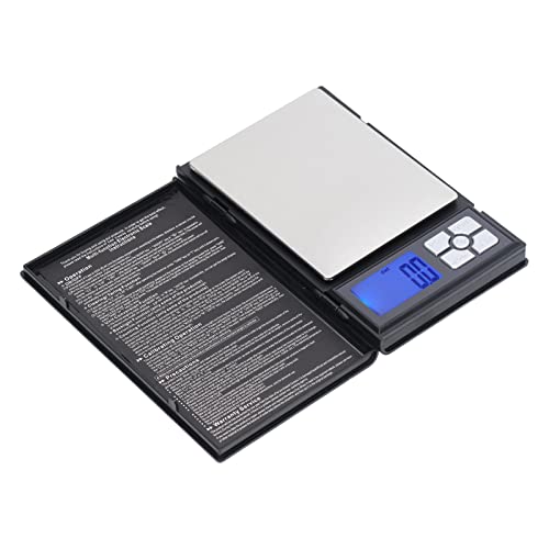 Digital Pocket Scale Kitchen Mini Scales Food Herb Scale Jewelry Scale Weigh Gram Scale 2000G / 0.1G Gram Scale Accuracy Portable Tool Black (Batteries Included) #TOP4
