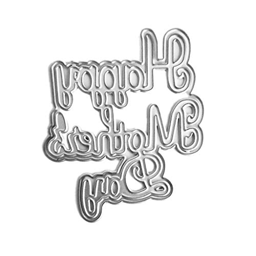 Happy Mother Day Metal Cutting Muere Stenndi Scrapbooking Album Stamp Paper