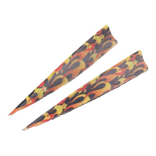 DAUERHAFT Fletching de penas, laço, pluma de arco, moderno, 10 cm, fácil de usar, leve para bricolag