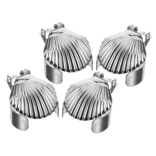 iplusmile Apagavelas Metálico Forma De Concha, Extintor De Velas Seguro, Resistente Al Calor, para Velas Aromáticas Té, Herramienta Práctica Hogar