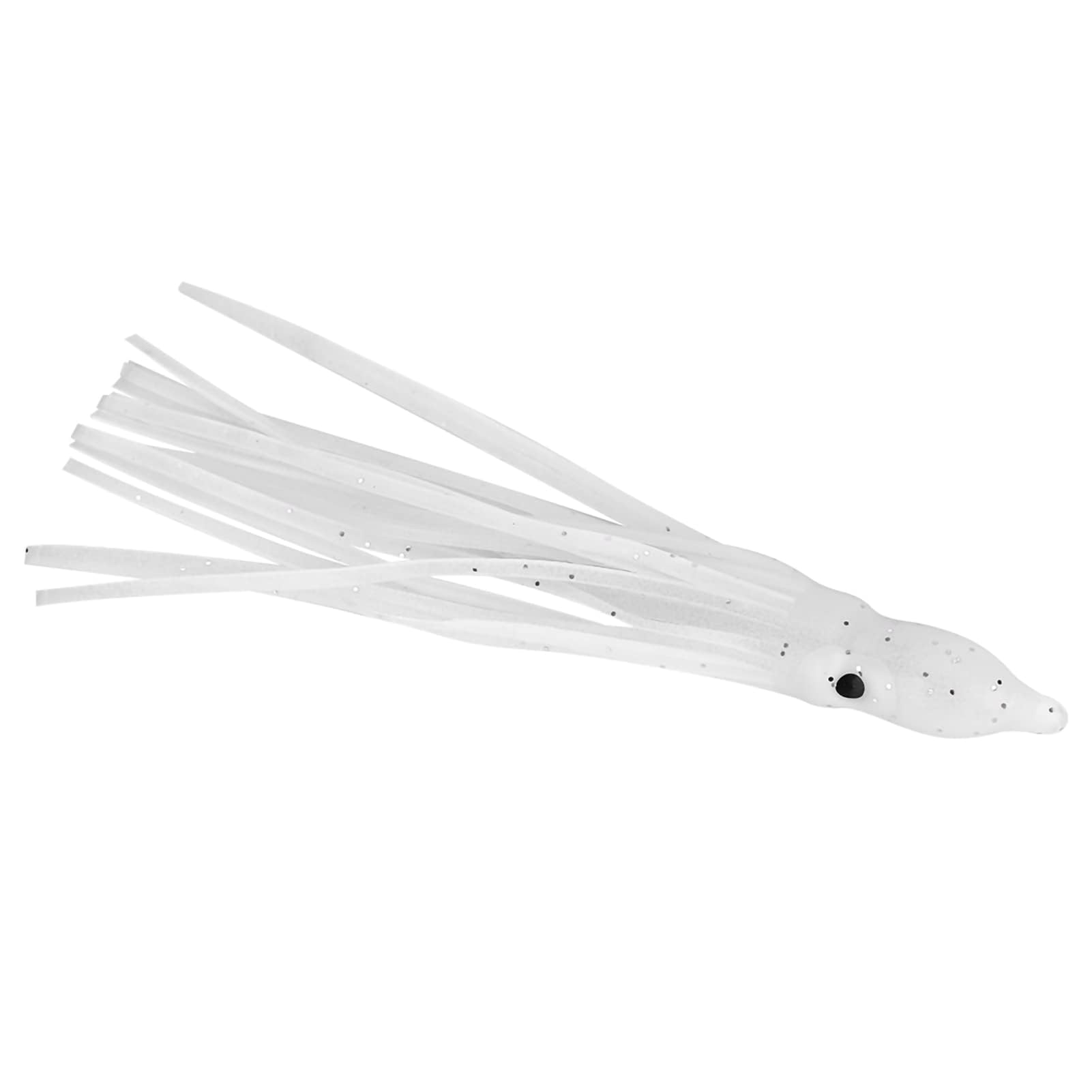 Alomejor 10Pz/Borsa Richiamo di Pesca in Gomma Mini-Size Calamari Forma Polpo Esca per Attrezzi da Pesca All'aperto