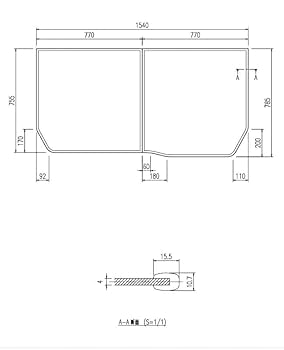 Amazon｜LIXIL（INAX） 組フタ YFK-1576B（12）L｜風呂ふた