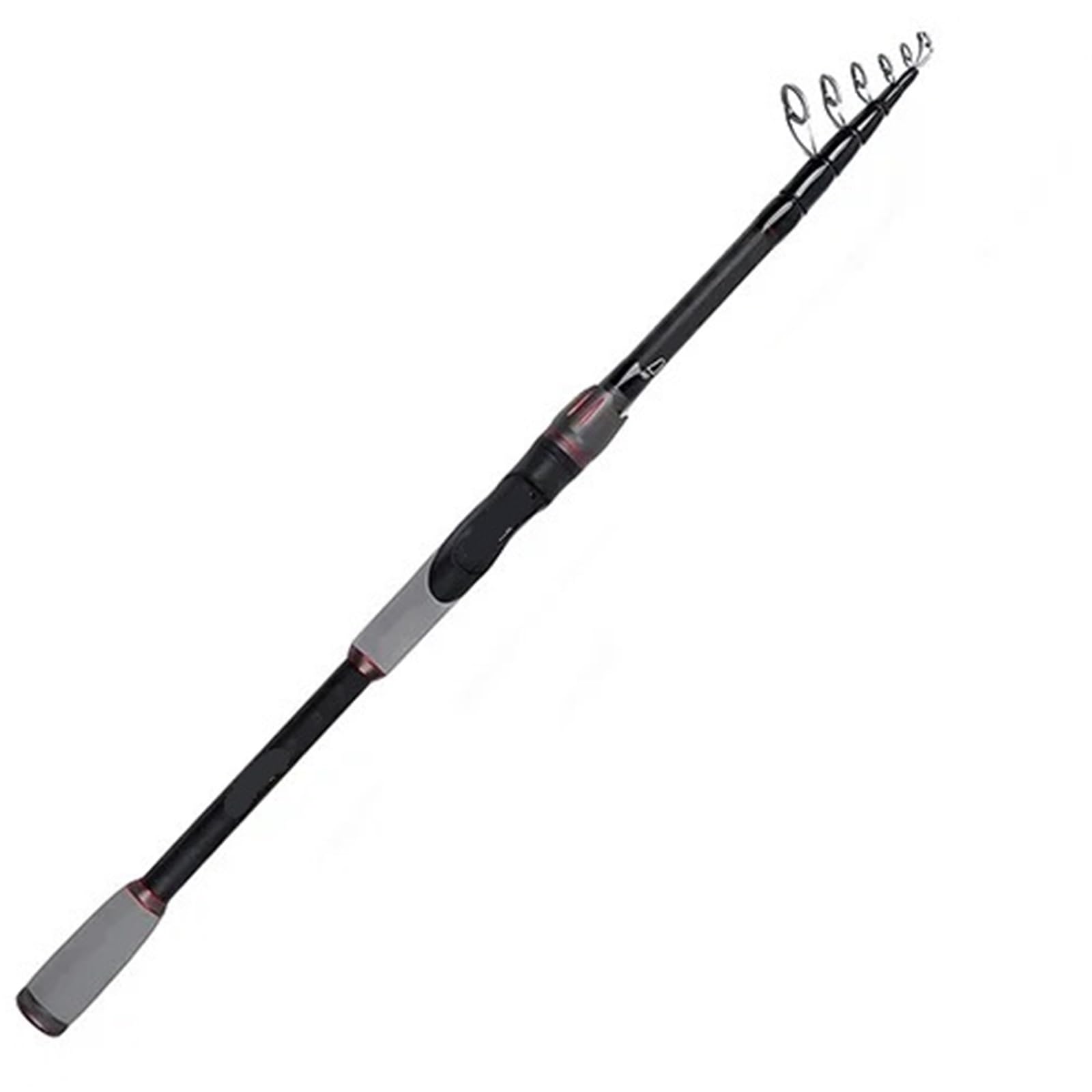Canna da pesca Canna da pesca spinning ultraleggera 1,8-3,0 m 6-7 sezioni Asta baitcasting con manico in EVA Peso esca 8-18 g