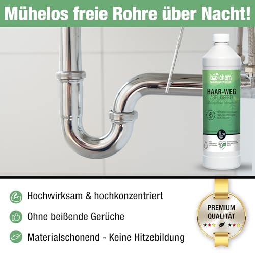 Bio-Abflussreiniger bio-chem Haar-Weg für effektive Rohrreinigung