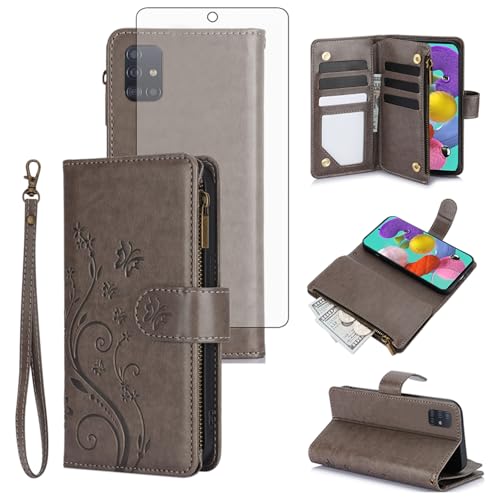 Coque Samsung Galaxy A71 Asuwish YM020 Gris en silicone rigide