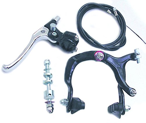 Action Bremse MX Panzerkette Set Schwarz – Bremshebel Mit Stopper & Teflon-Kabel