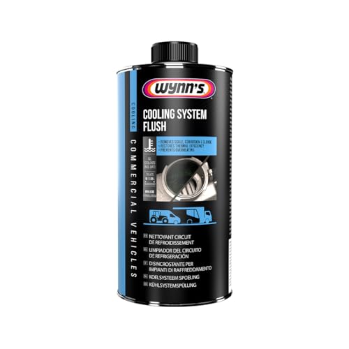 Image of Wynn's Commercial Vehicle Cooling System Flush - Powerful Acid-Free Cleaning for Limescale, Corrosion & Sludge Removal - Safe for Cooling System Materials - Compatible with Oat Coolant - 1L