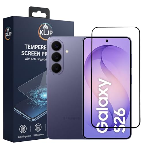 Image of Gorilla Tempered Glass For Samsung Galaxy S26 (Pack of 1) With Installation Kit | Edge to Edge Coverage | Black