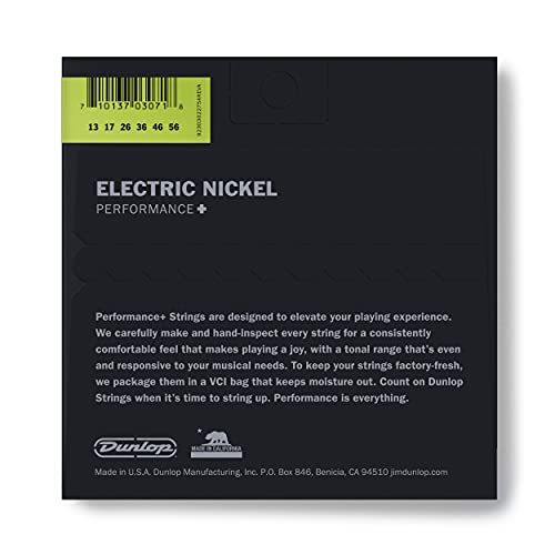 Cordes pour guitare électrique Dunlop DEN1356 Extra Heavy 13-56 Nickel - Les Beatles, Paul McCartney, John Lennon, RIngo Starr, George Harrison Cordes pour guitare électrique Dunlop DEN1356 Extra Heavy 13-56 Nickel – Image 3