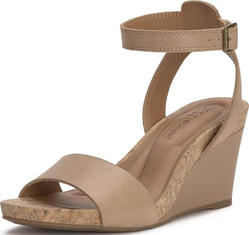 Image of Lucky Brand Lynda Cork Wedge Sandals