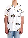 Camisas Camisa Levis Cubano Bird Blanco para Hombre S