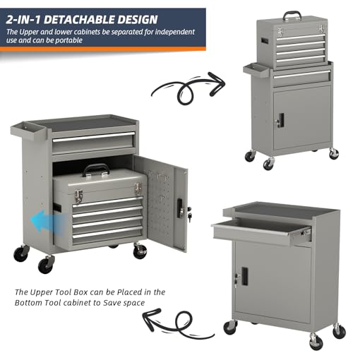 Rolling Tool Chest with Drawers