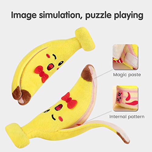 Tumama Baby Toys For 3 6 9 12 Months,Hanging Fruit Rattles Avocado,Banana,Orange And Strawberry,Stroller Mobile Toys,Plush Soft Rattles For Boys,Girls Christmas Gifts,4 Pack #TOP3