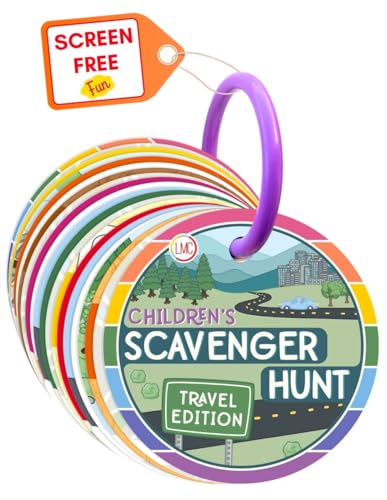 LMC Products Children's Scavenger Hunt: Travel Edition | Toddler Car