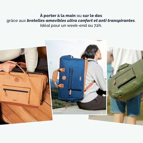 Sac de voyage Cabaia Nice 40L violet de format cabine avec compartiment chaussures