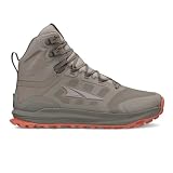 ALTRA Men's Lone Peak 9 Waterproof Mid Hiking Shoe, Brown/Taupe, 11