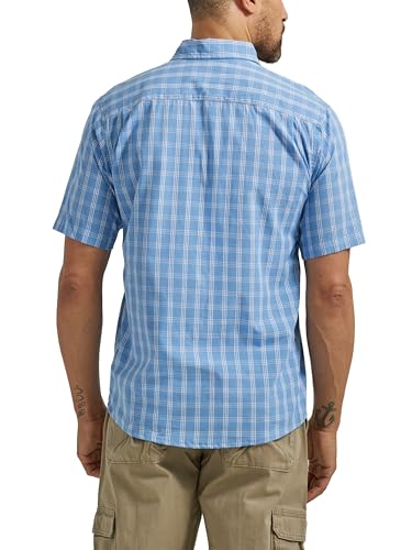 Wrangler Authentics Men's Short Sleeve Classic Plaid Shirt2