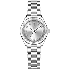 Silver strap/ White face-03