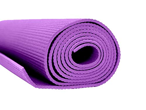 Tapete Yoga Academia Esteira Treino Cochonete Pilates Mat Roxo