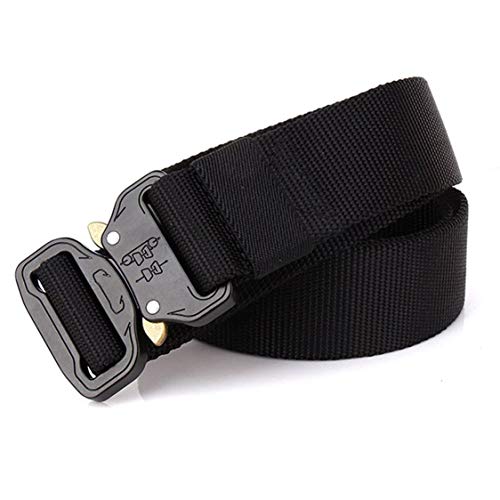itchoate Cinto tático masculino Cinto militar ajustável Cinto largo de nylon Cinto de treinamento mu