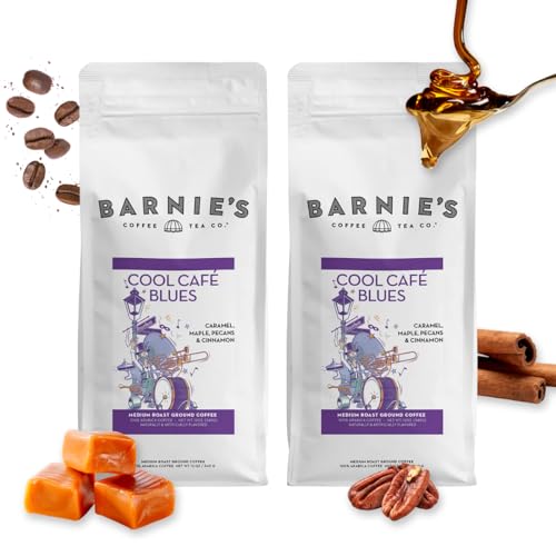 BARNIE'S COFFEE TEA CO. Ground with Caramel Maple Pecan and