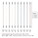 Breadboard Jumper Wires Male to Male 6'' Length 0.1'' Square Head 100-Pack 10 Colors 24AWG by Hellotronics (15CM, 1P M/M)