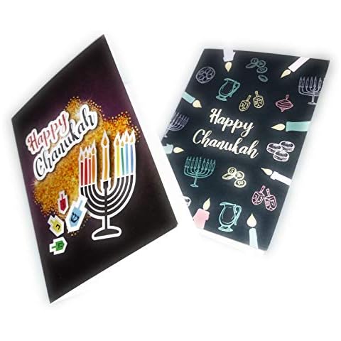 Assorted Chanukah Greeting Cards with Envelopes Cover