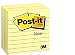 Post-it Notes, 4 x 4-Inches, Canary Yellow, Lined, 300-Sheets/Pad, 2-Pads/Pack