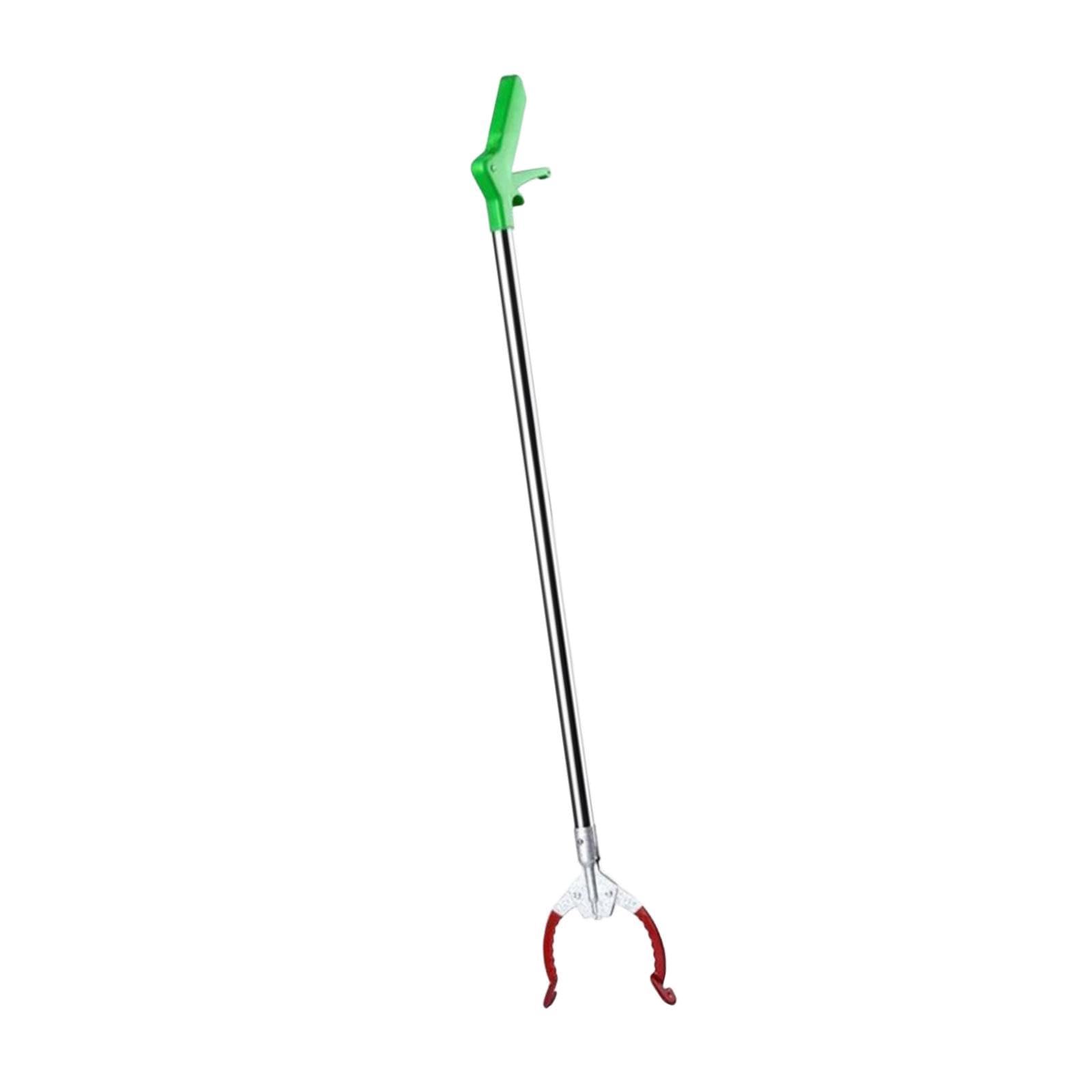 Herramienta alcance con pinza, brazo extensible, herramienta asistencia para alcanzar, recogedor basura portátil para limpieza ríos, 86cm