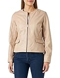 leather coat long womens Flap pockets Tamaris Damen Leder Racer Jacke ALEKSIN Grau 42