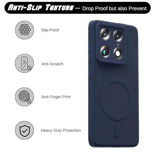 Image of Back Cover Motorola Signature 5G | MagFit Ring Design (Non-Magnetic) | Shockproof Case | Anti-Slip Grip | Raised Camera Edges | Slim Protective Case for Motorola Signature 5G (Steel Blue)