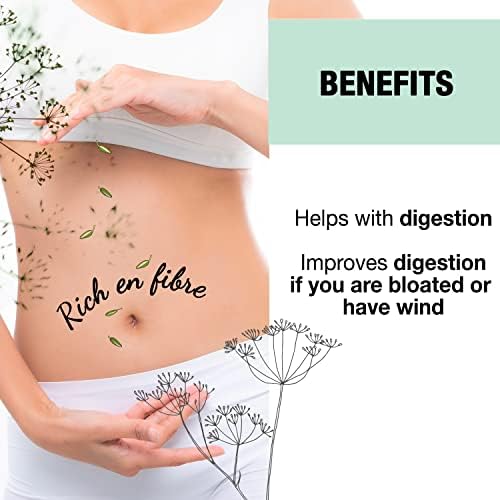 ORIGEENS ORGANIC FENNEL TEA 200g | Herbal tea with fennel seeds as a breastfeeding tea, lactation tea and digestive tea | Loose Organic Fennel seeds for herbal teas