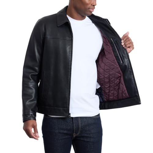 Image of Tommy Hilfiger Men's Classic Faux Leather Jacket