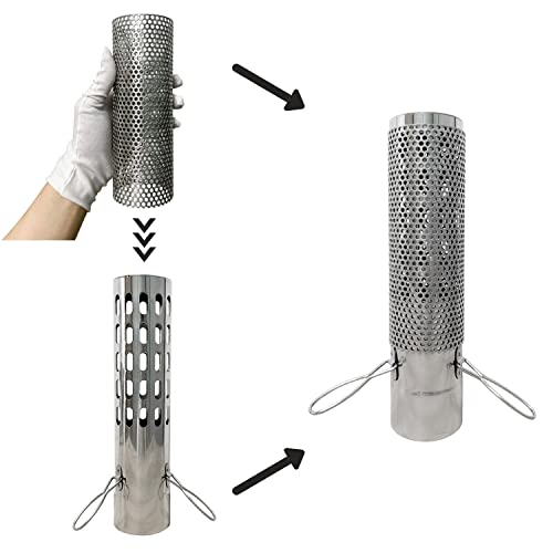 Firehiking 2.36" Spark Arrestor Stove Pipe With Filter Chimney Cap Screen For Camping Exhaust #TOP1