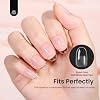 Beetles Gel Nail Tips Short Oval 576Pcs, 12 Sizes Pre-Shaped Half Matte Press On Nails Gelly Tips False Nails for Gel Full Cover False Nails Home DIY Nail Salon Gifts for Girls Women