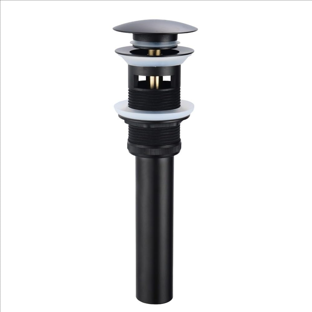 Matte Black Waterfall Basin Mixer, Single Handle Solid Brass Tap for Modern Bathroom Vanities and Vessel Sinks(H)