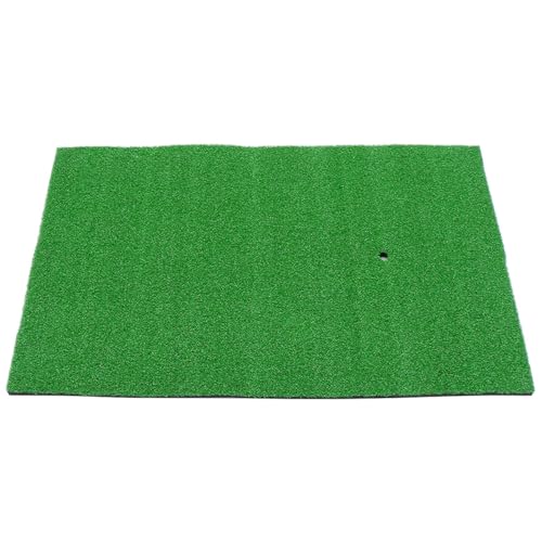 Luxshiny 室内外対応厚手ミニゴルフ練習パッド 実践向け耐久素材使用スイング素振りマット 家 オフィスに