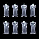100 Stück transparente aufblasbare Kunststoffbeutel, Kissen-Luftverpackungsbeutel, aufblasbare Verpackung, Luft aufblasbar, für Versandbedarf, Boxfüller, Alternative zur Verpackung von Erdnüssen (15 x