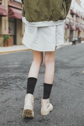 Solid Color Crew Socks Colorful Boot Sock Candy Colored Dress Socks for Women, Men3