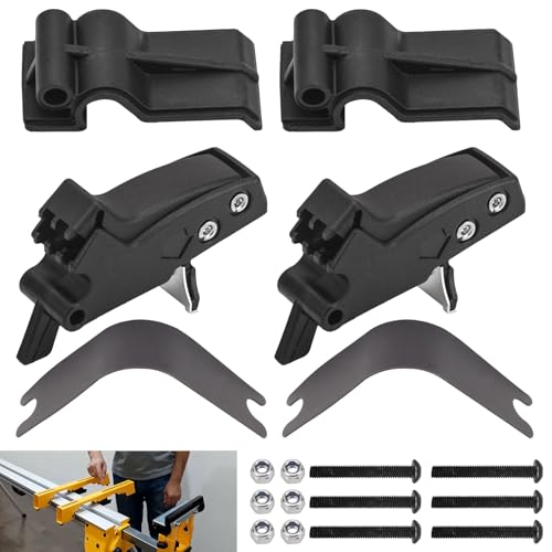 Clips with Miter Saw Mounting Brackets Compatible with Dewalt DW7231 DE7023 DE7033 DE7025 DWX723 DWX724 DWX725 DWX725B Mounting Bracket Hardware Kit