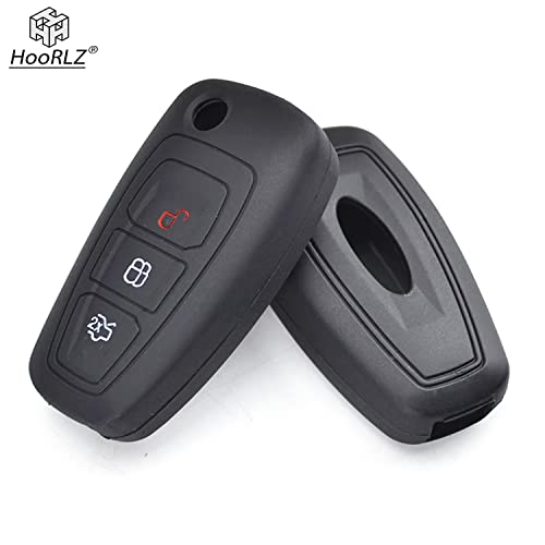 HooRLZ Key Fob Cover Compatible with Ford Transit Focus Fiesta Mondeo Connect Custom Galaxy Kuga MK8 - Image 2