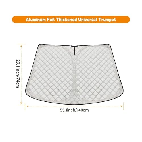 Pare-brise pare-soleil double couche avec isolation thermique et pare-soleil pliable fenêtre avant