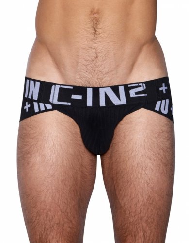 C-IN2 Hard Hustle Brief, Black, Large