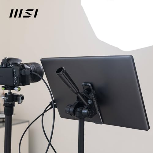 Image of MSI PRO MP161 E2, 15.6 inch (39.62 cm), IPS Panel, Full HD 1920 x 1080, 60Hz, Black, Eye-Friendly Screen, Speakers, Enhanced Chassis & Kickstand, Mini-HDMI 2.0b, 2 x USB Type-C Monitor