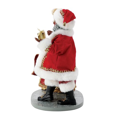 Figura de Papá Noel navideña de 10.5 pulgadas coleccionable multicolor de mesa 5