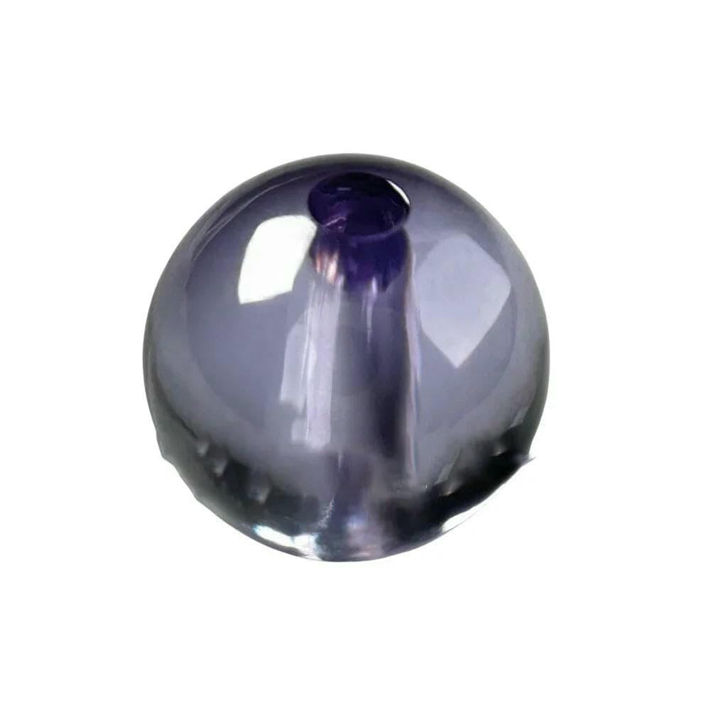 Bolas redondas esféricas de 4 a 14,0 mm, 1/2/5/10 piezas, con agujero completo, gemas sueltas, granate b rosa, circonita cúbica para joyería, color lavanda, 14,0 mm, 1 pieza