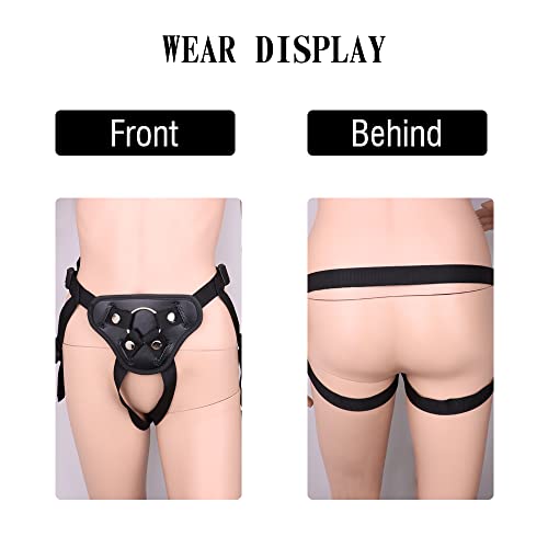 Strap On Harness for Women Men Adjustable Leather Strapless Panties Soft Nylon Leather Belts for Lesbian Gay Couples3