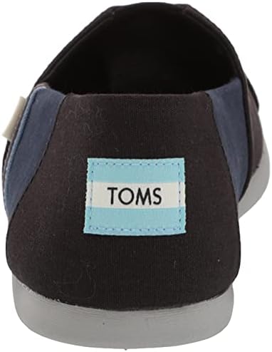 TOMS mens Alpargata Loafer, Black/Navy, 10.5 US | Image 2